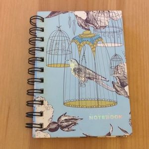 Small notebook with bird cover